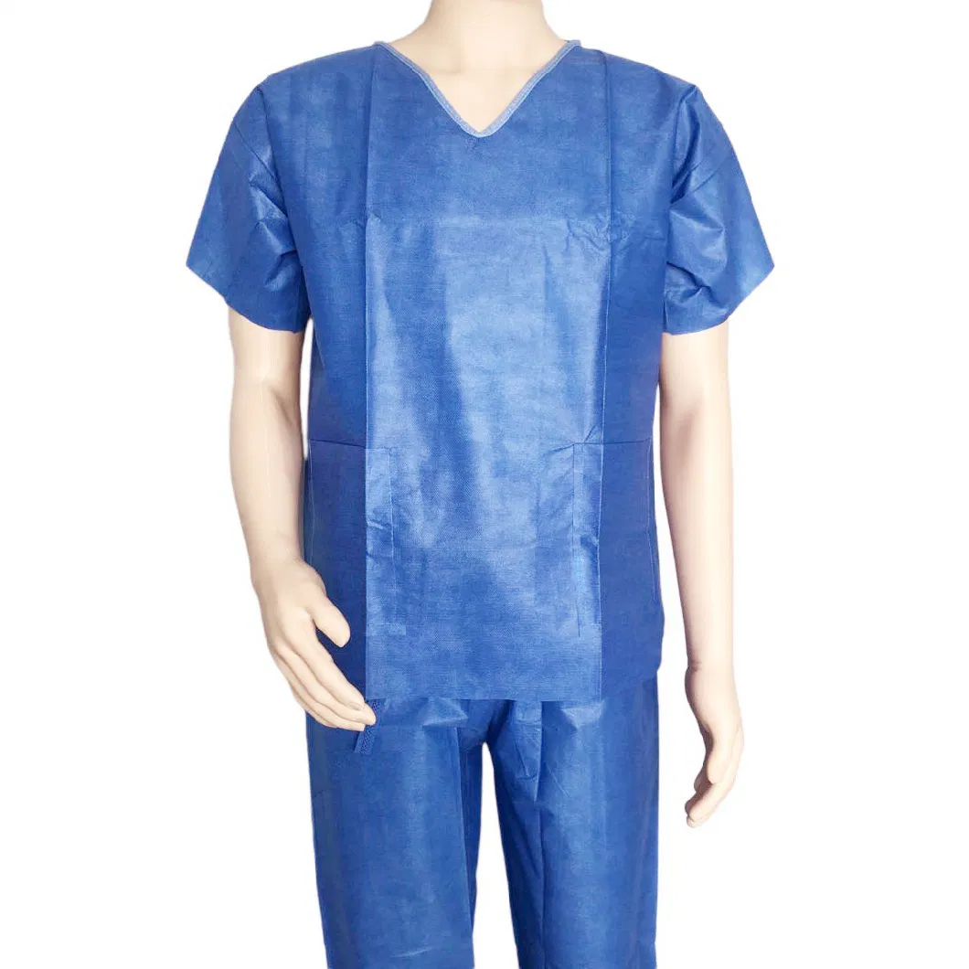 Hospital Surgical Disposable Scrub Suits Single Use